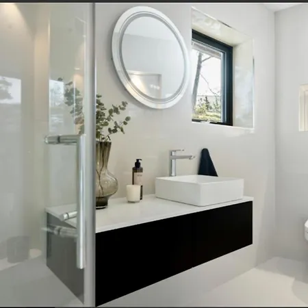 Moderne Nydelig Med Panorama Utsikt 别墅 桑讷菲尤尔