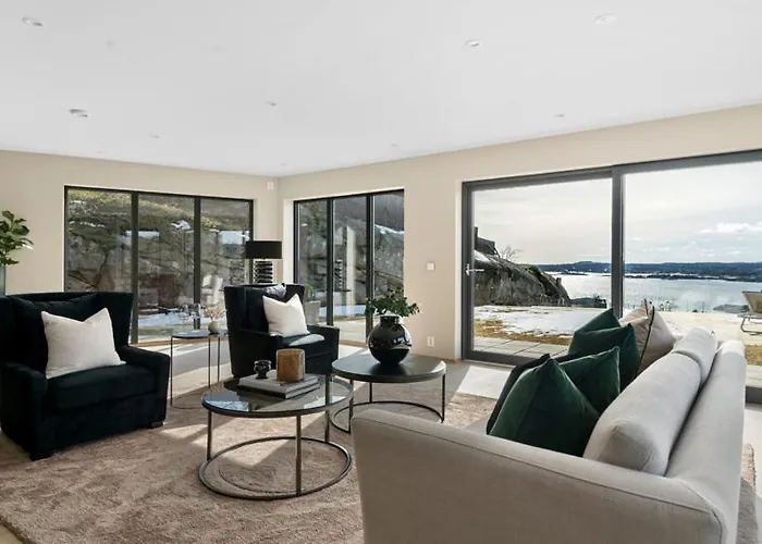 Moderne Nydelig Med Panorama Utsikt *