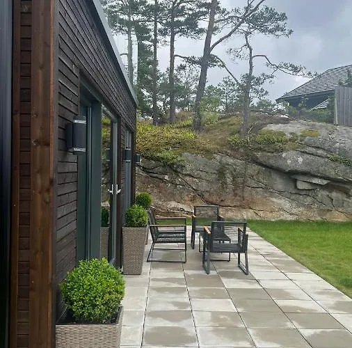 Moderne Nydelig Med Panorama Utsikt