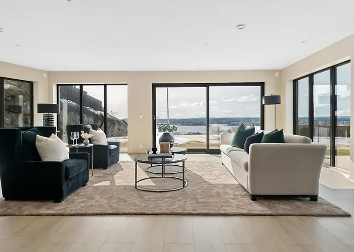 Moderne Nydelig Med Panorama Utsikt * Sandefjord