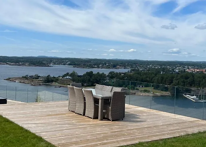 Moderne Nydelig Med Panorama Utsikt *