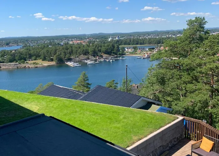 Moderne Nydelig Med Panorama Utsikt * Sandefjord
